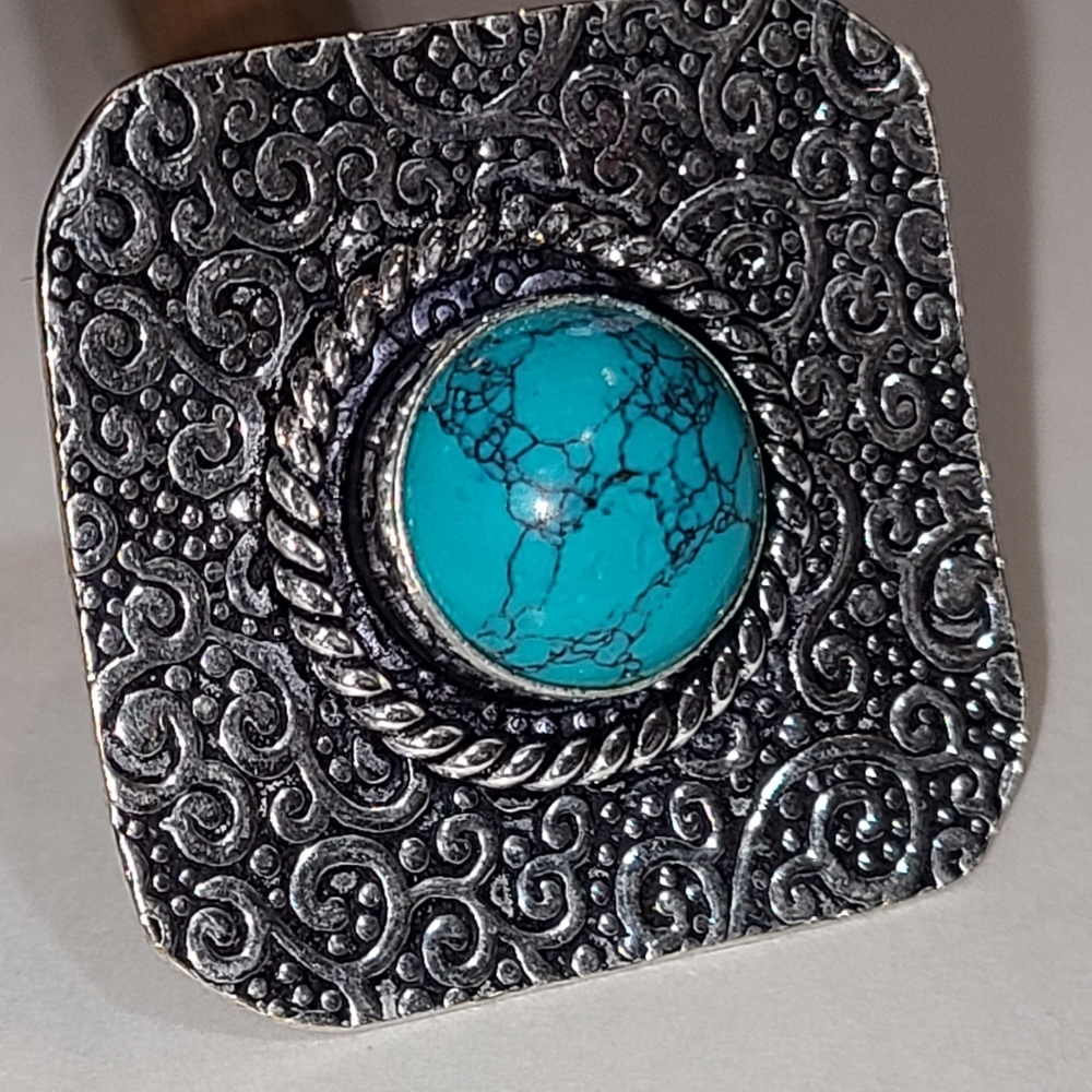 925 Sterling Silver Turquoise Ring